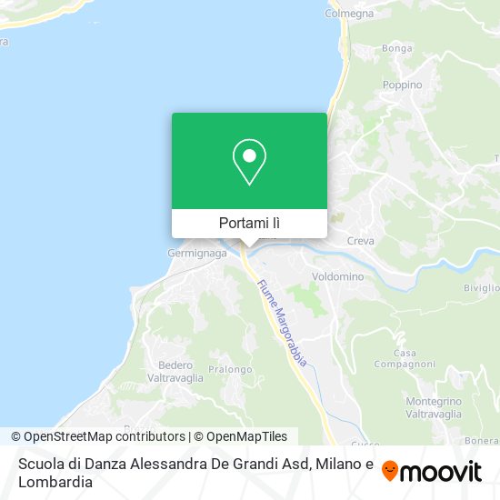 Mappa Scuola di Danza Alessandra De Grandi Asd