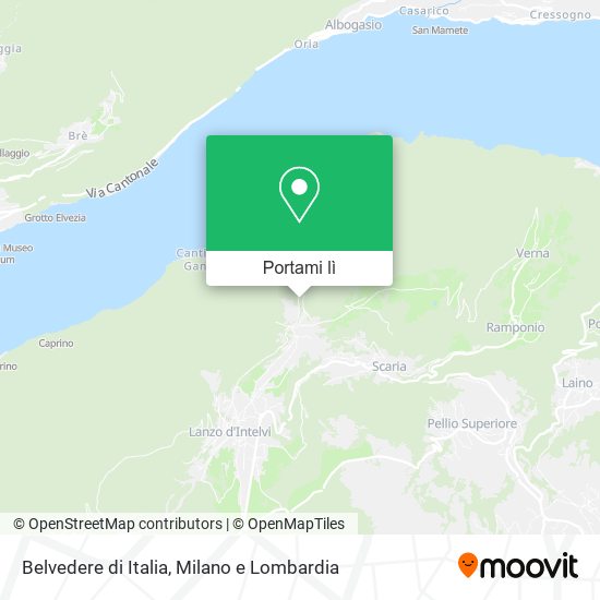 Mappa Belvedere di Italia