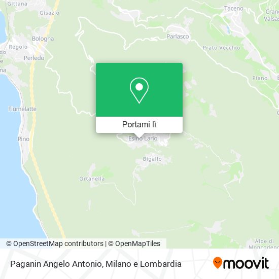 Mappa Paganin Angelo Antonio
