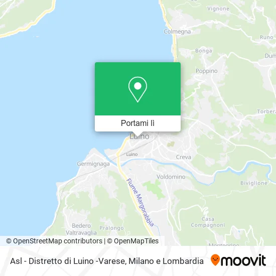 Mappa Asl - Distretto di Luino -Varese