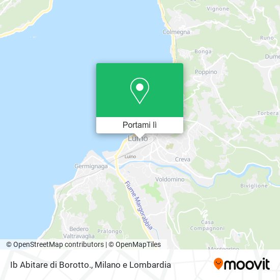 Mappa Ib Abitare di Borotto.