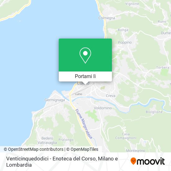 Mappa Venticinquedodici - Enoteca del Corso