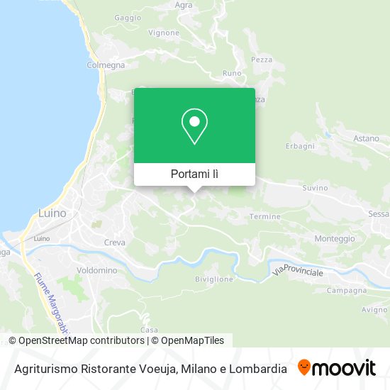 Mappa Agriturismo Ristorante Voeuja