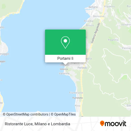 Mappa Ristorante Luce