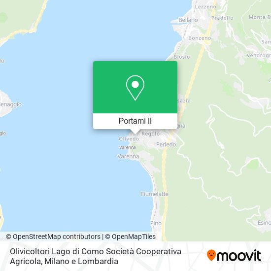 Mappa Olivicoltori Lago di Como Società Cooperativa Agricola