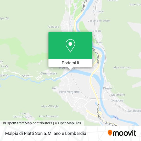 Mappa Malpia di Piatti Sonia