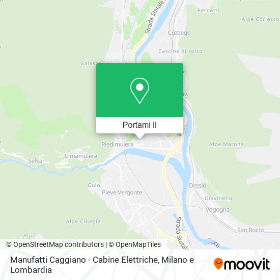 Mappa Manufatti Caggiano - Cabine Elettriche