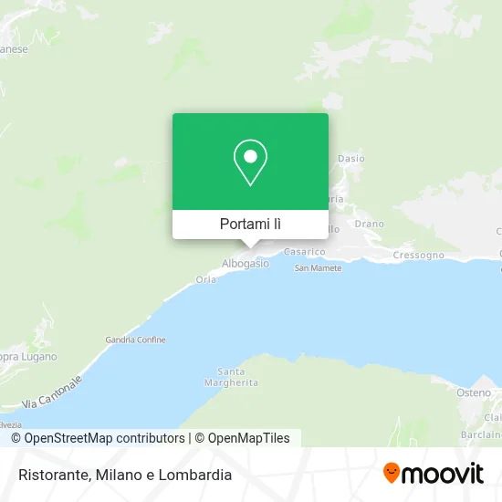 Mappa Ristorante