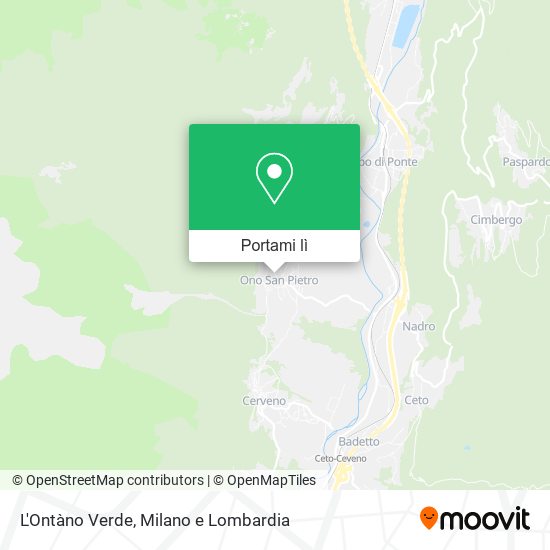 Mappa L'Ontàno Verde
