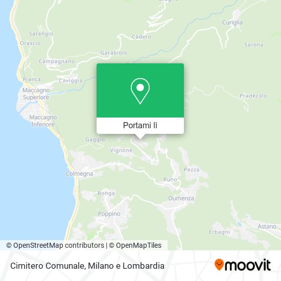 Mappa Cimitero Comunale