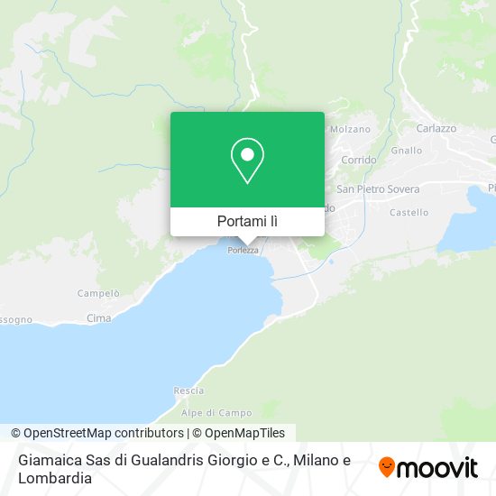 Mappa Giamaica Sas di Gualandris Giorgio e C.