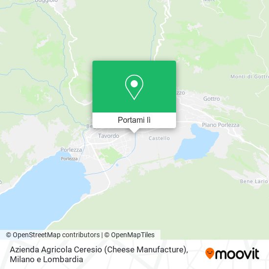 Mappa Azienda Agricola Ceresio (Cheese Manufacture)