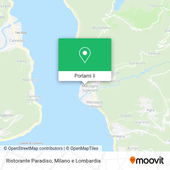 Mappa Ristorante Paradiso