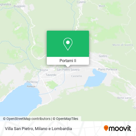 Mappa Villa San Pietro