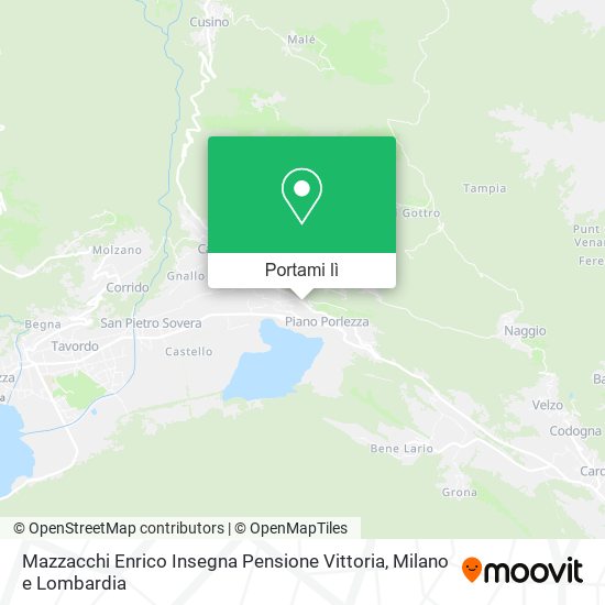 Mappa Mazzacchi Enrico Insegna Pensione Vittoria