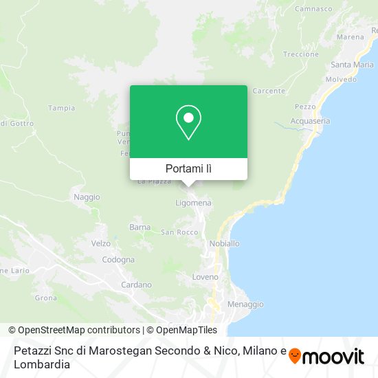 Mappa Petazzi Snc di Marostegan Secondo & Nico