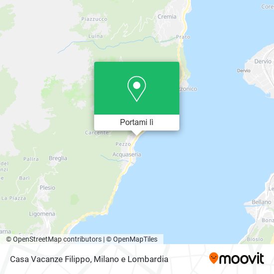Mappa Casa Vacanze Filippo