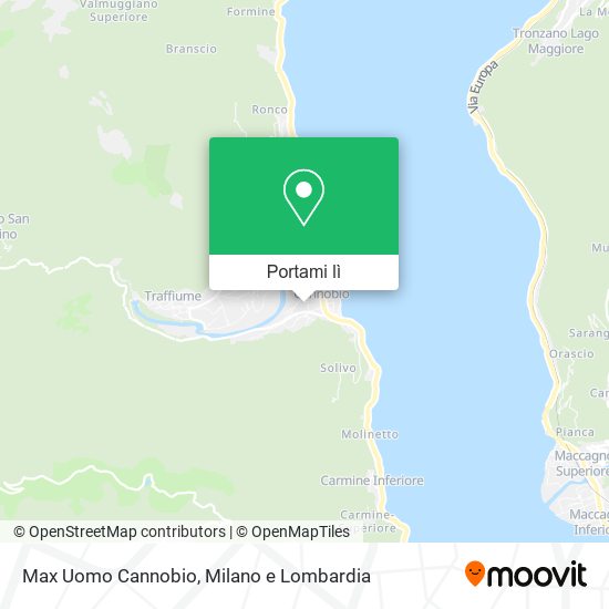 Mappa Max Uomo Cannobio