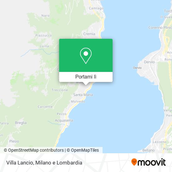 Mappa Villa Lancio