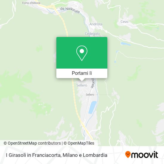 Mappa I Girasoli in Franciacorta