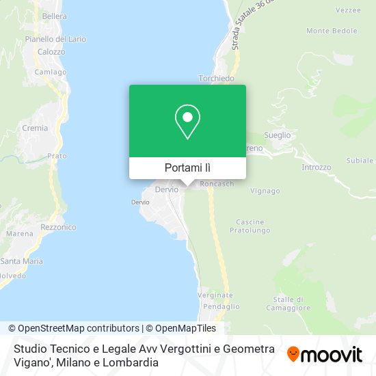 Mappa Studio Tecnico e Legale Avv Vergottini e Geometra Vigano'