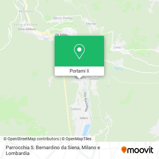 Mappa Parrocchia S. Bernardino da Siena