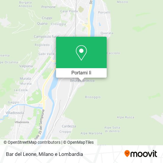 Mappa Bar del Leone