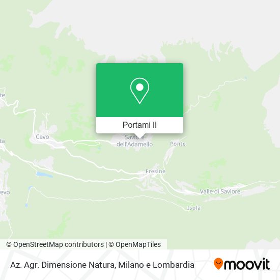 Mappa Az. Agr. Dimensione Natura