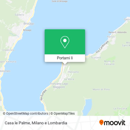 Mappa Casa le Palme