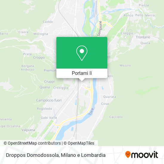 Mappa Droppos Domodossola