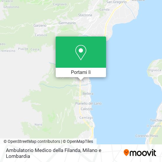 Mappa Ambulatorio Medico della Filanda