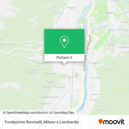 Mappa Fondazione Ruminelli