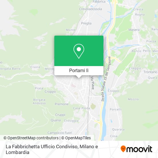 Mappa La Fabbrichetta Ufficio Condiviso
