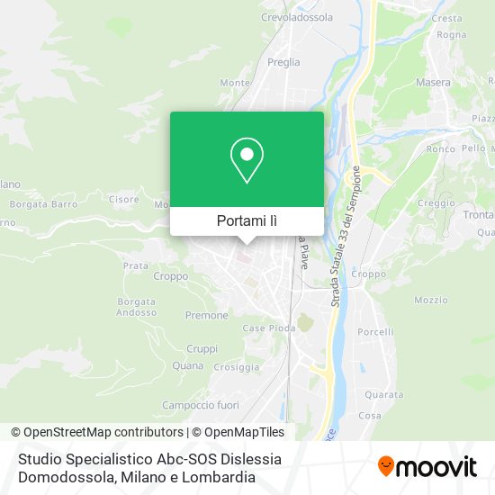 Mappa Studio Specialistico Abc-SOS Dislessia Domodossola