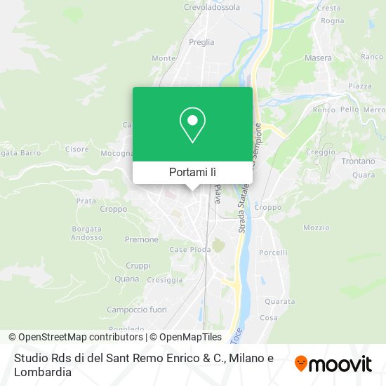 Mappa Studio Rds di del Sant Remo Enrico & C.