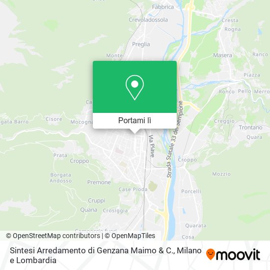 Mappa Sintesi Arredamento di Genzana Maimo & C.