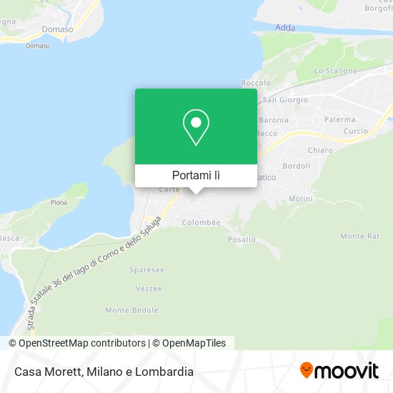Mappa Casa Morett