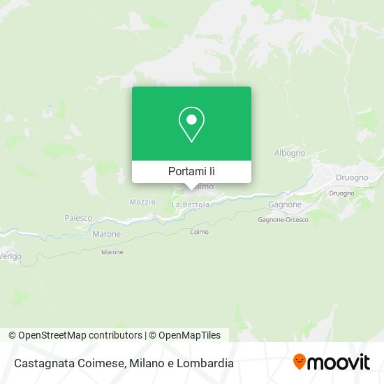Mappa Castagnata Coimese