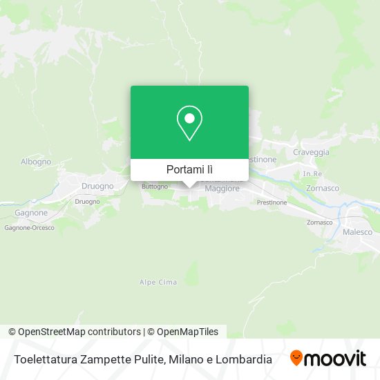 Mappa Toelettatura Zampette Pulite