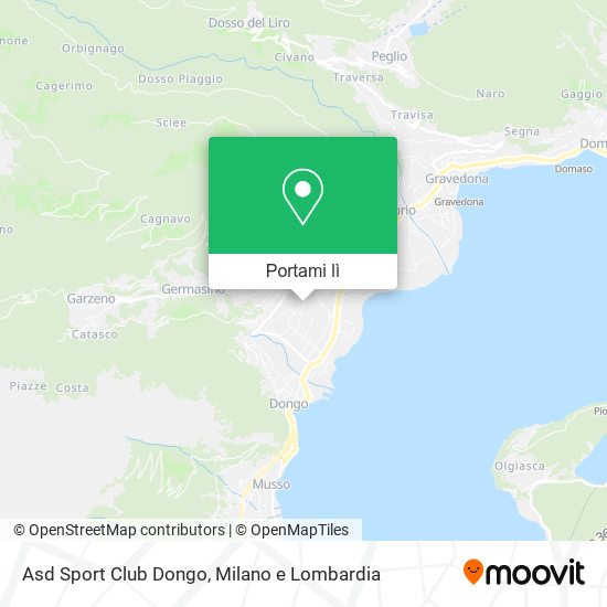 Mappa Asd Sport Club Dongo