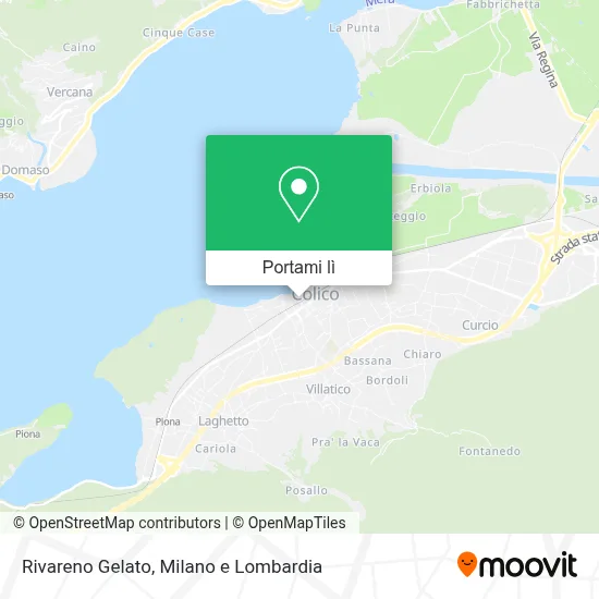 Mappa Rivareno Gelato