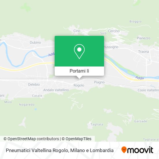 Mappa Pneumatici Valtellina Rogolo