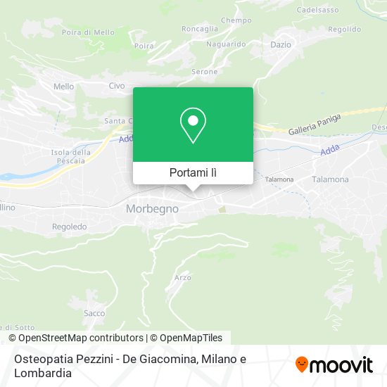 Mappa Osteopatia Pezzini - De Giacomina