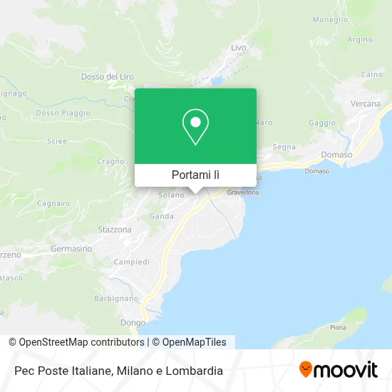 Mappa Pec Poste Italiane