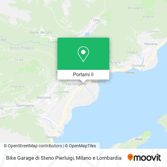 Mappa Bike Garage di Steno Pierluigi