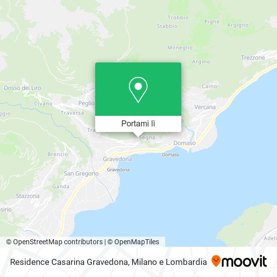 Mappa Residence Casarina Gravedona