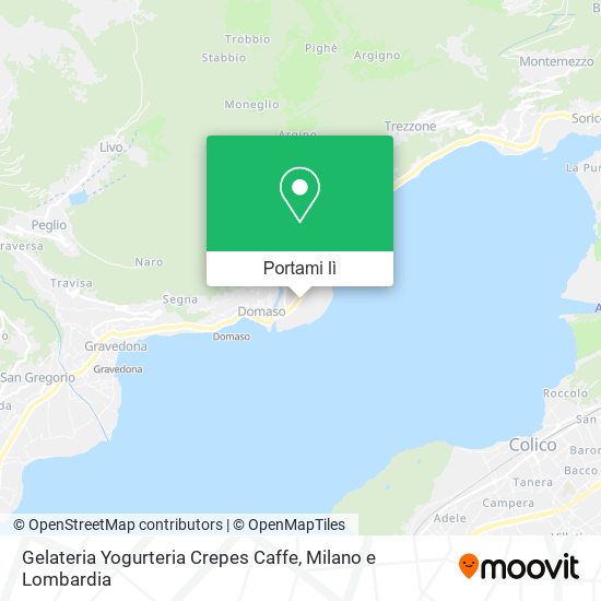 Mappa Gelateria Yogurteria Crepes Caffe