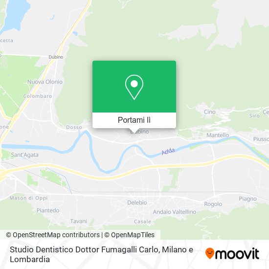 Mappa Studio Dentistico Dottor Fumagalli Carlo