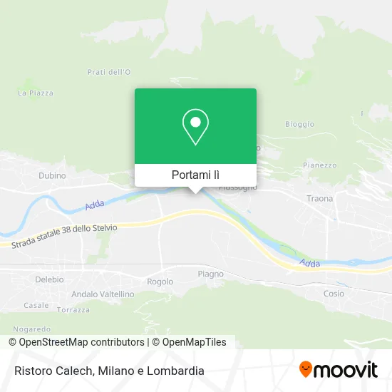 Mappa Ristoro Calech