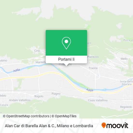 Mappa Alan Car di Barella Alan & C.